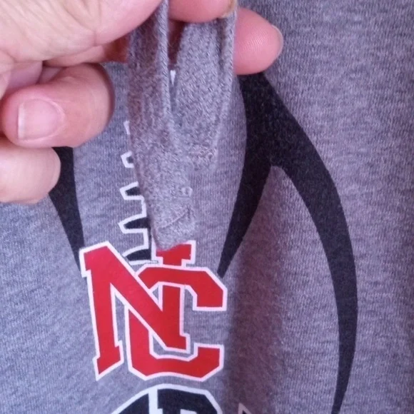 Sport Tek NC Football hoodie size medium Mens - Picture 2 of 7